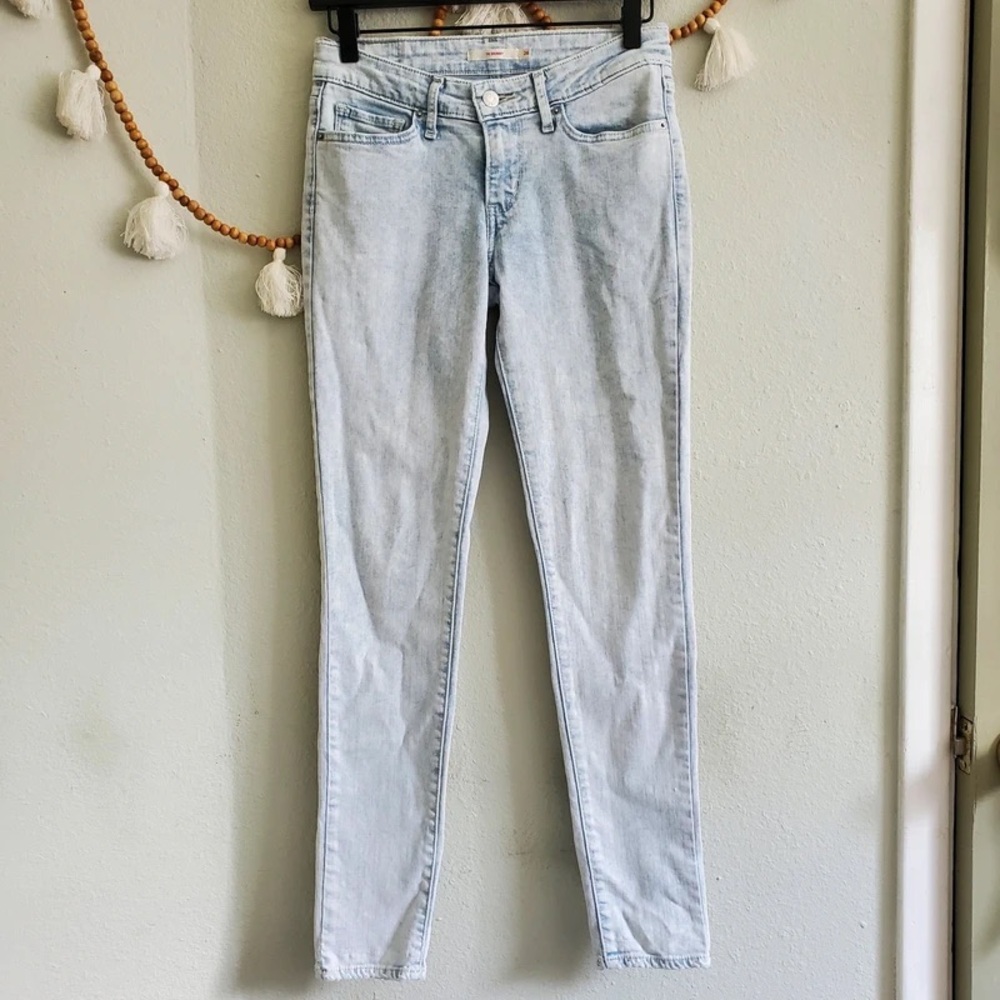 Light Blue Skinny Jeans for Women - Slim Stretch Fit
